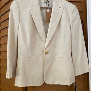 CREMIUX EKLIN JACKET TAN COLOR SIZE 6 NEW WITH TAG